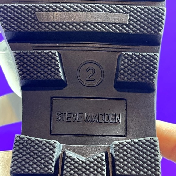 Steve Madden Girls White Dory Fisherman Sandals Shoe Size 2-NEW - Picture 8 of 9